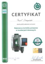 Certyfikat firmy Wilo