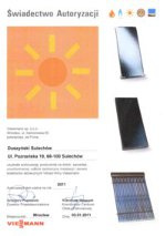 wiadectwo autoryzacji firmy Viessmann